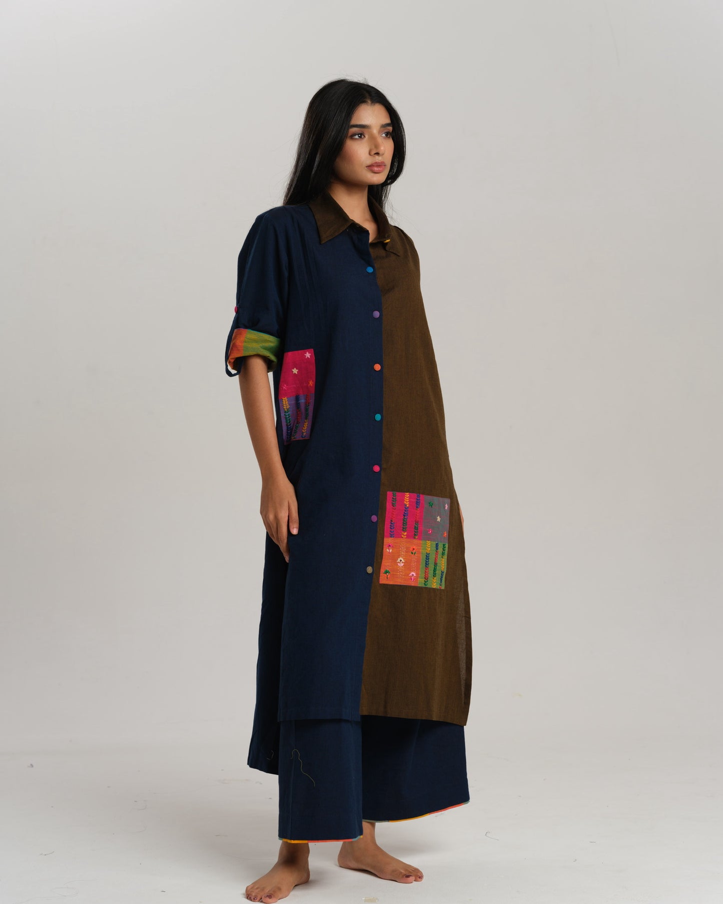 Mosaic Melody – Ikat Kurta Set
