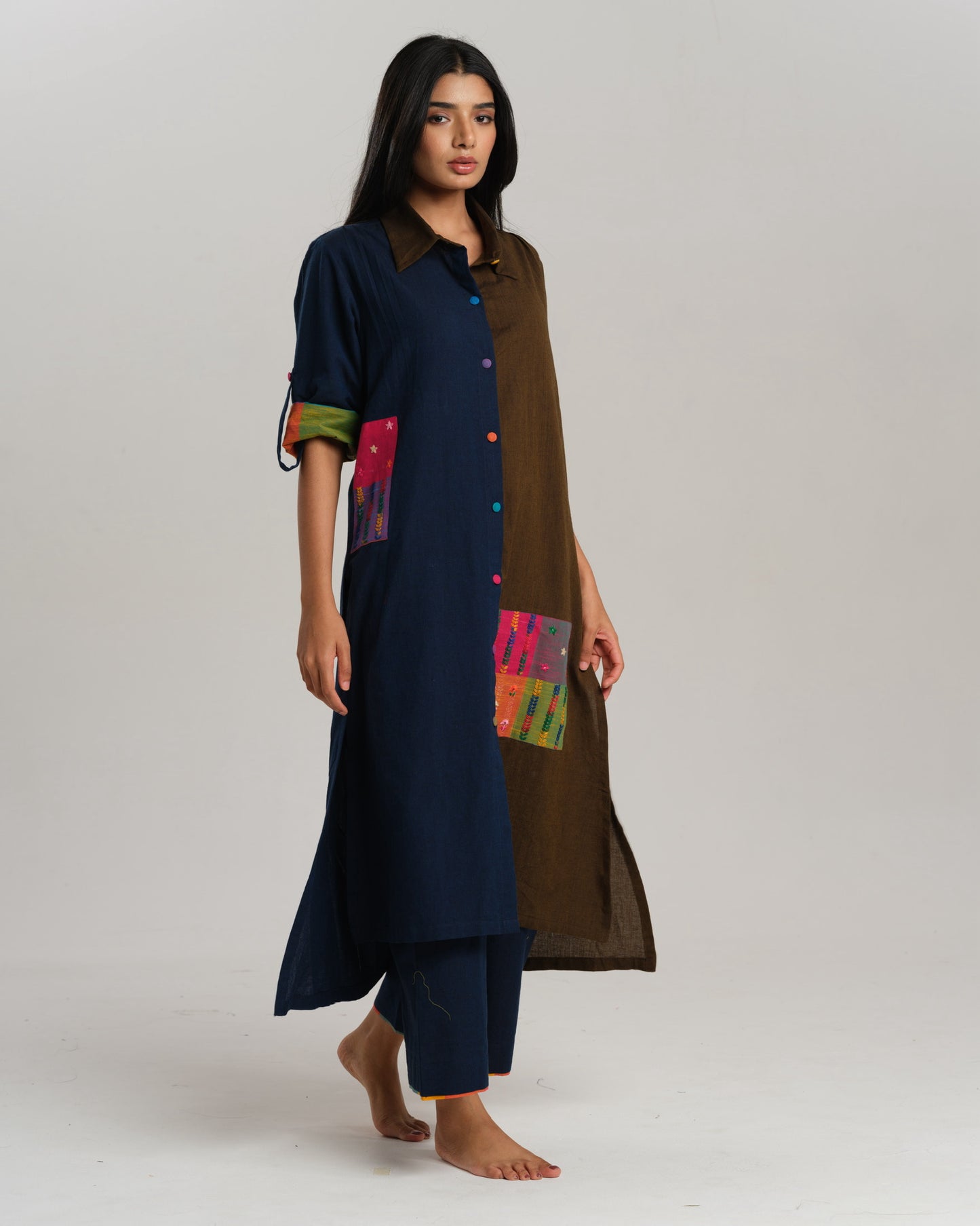 Mosaic Melody – Ikat Kurta Set