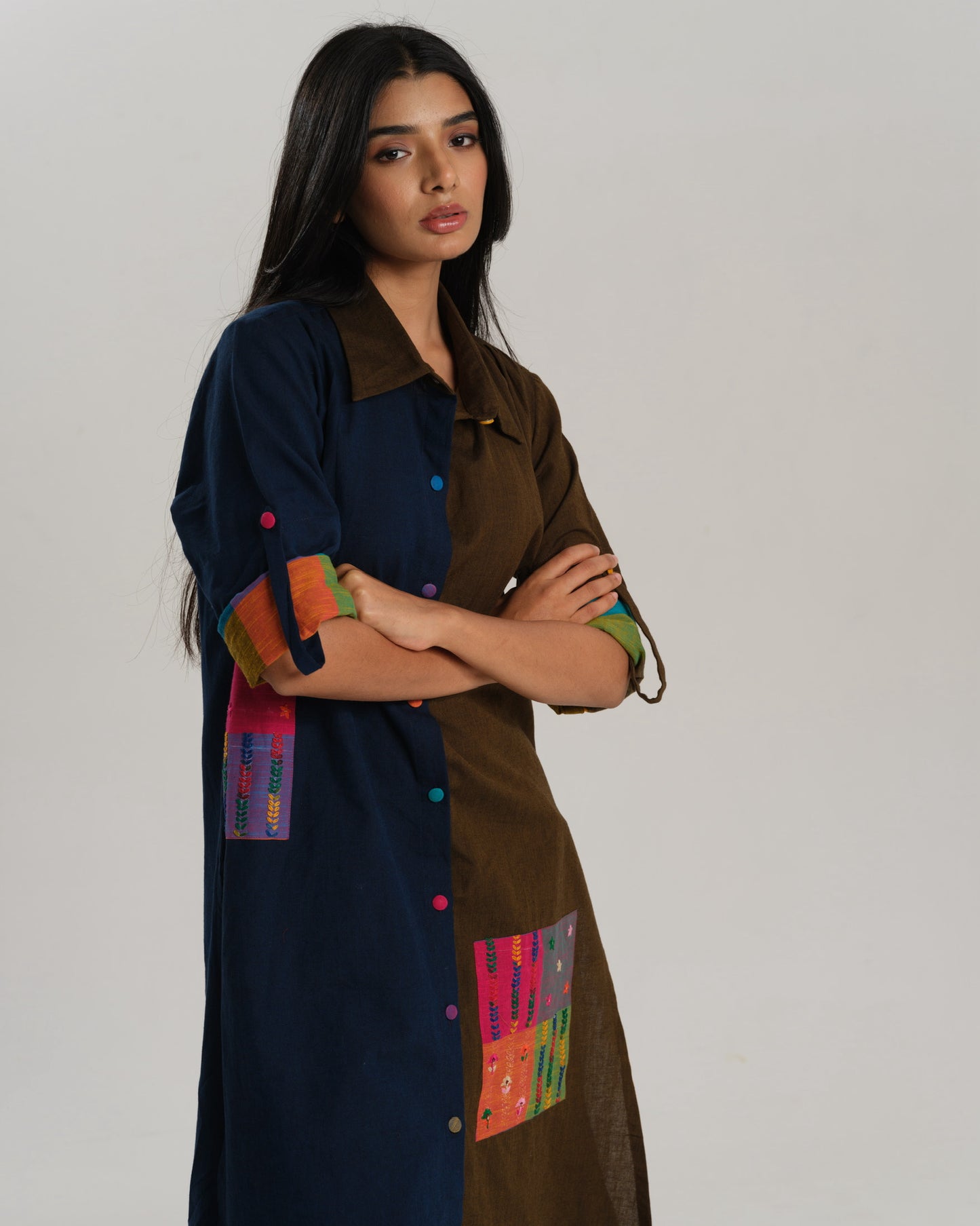 Mosaic Melody – Ikat Kurta Set