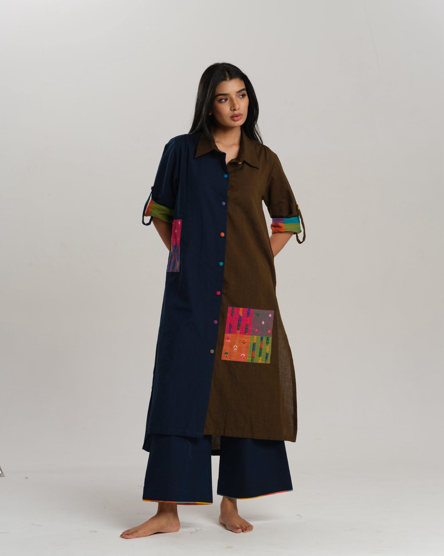 Mosaic Melody – Ikat Kurta Set