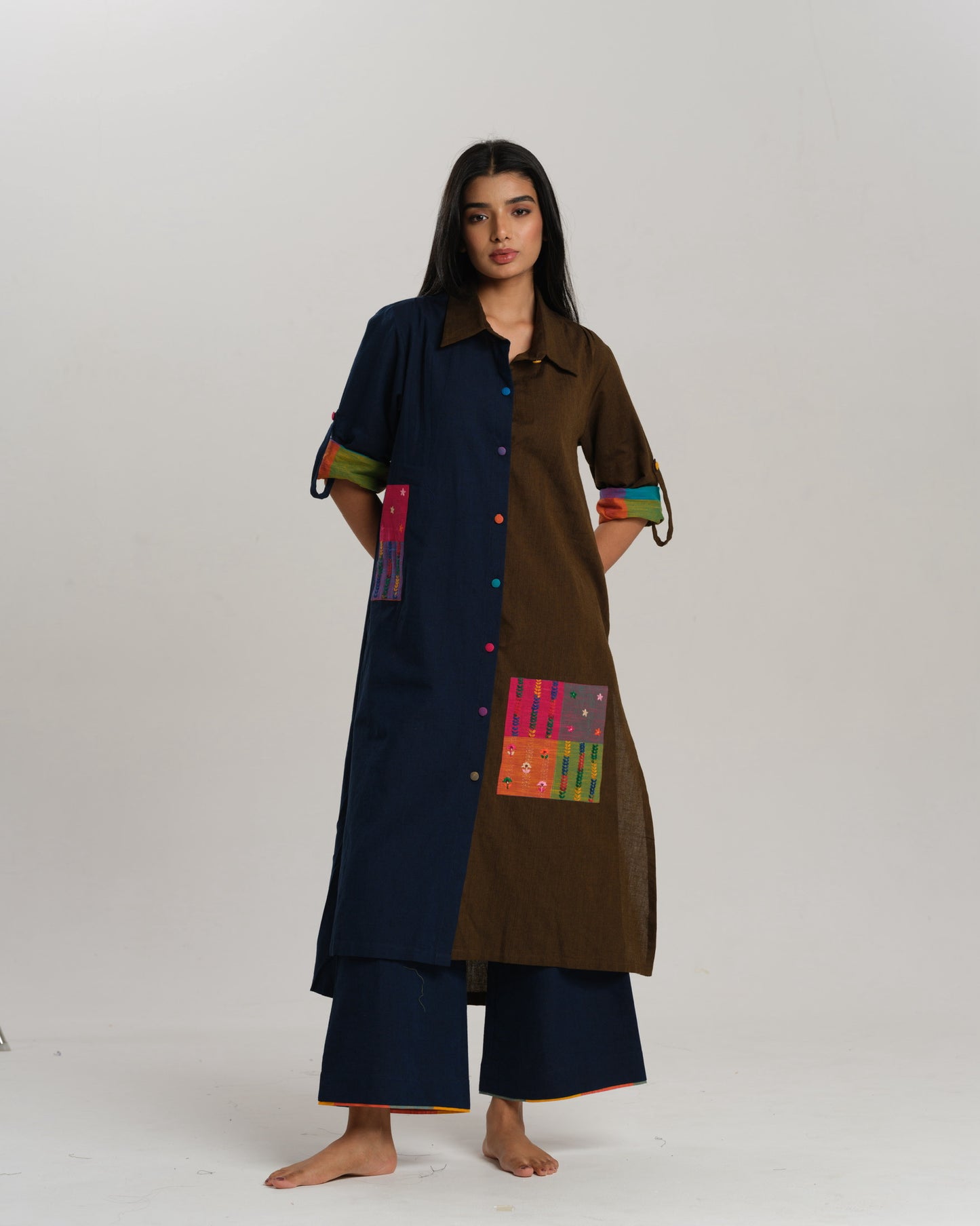 Mosaic Melody – Ikat Kurta Set