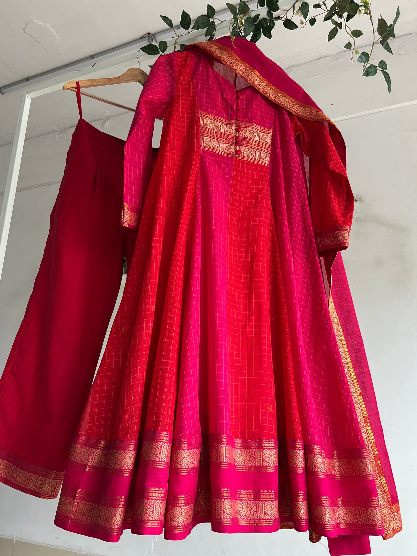 The Chettinad Celebration – Handwoven Kurta Set