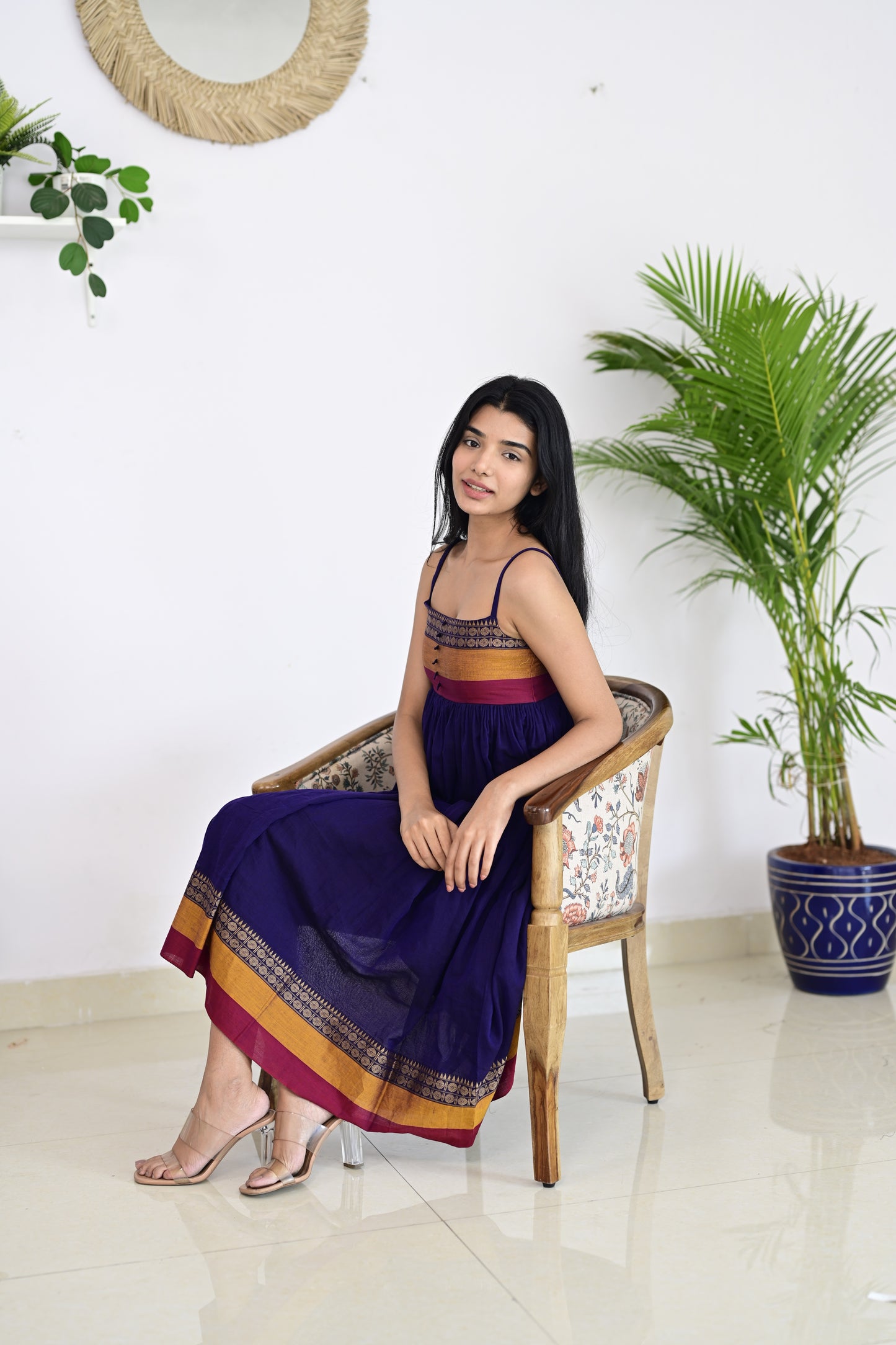 Violet Narayanpet Mid-Length Dress