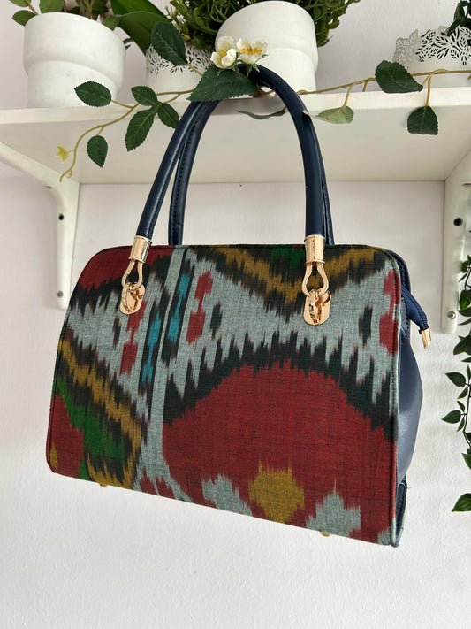 Multicolor Ikkat Handbag