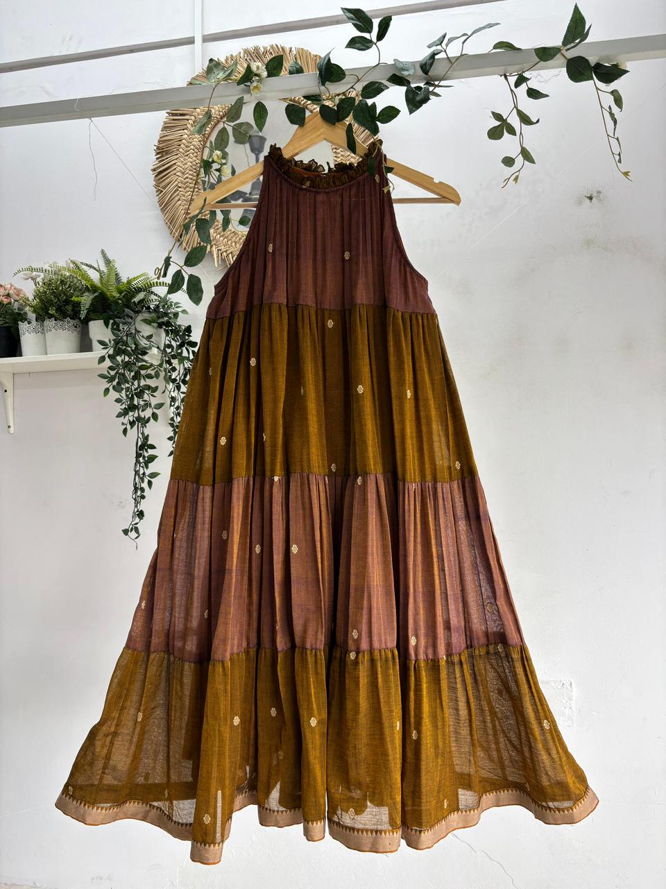 Rustic Rhythm – Narayanpet Tiered Dress