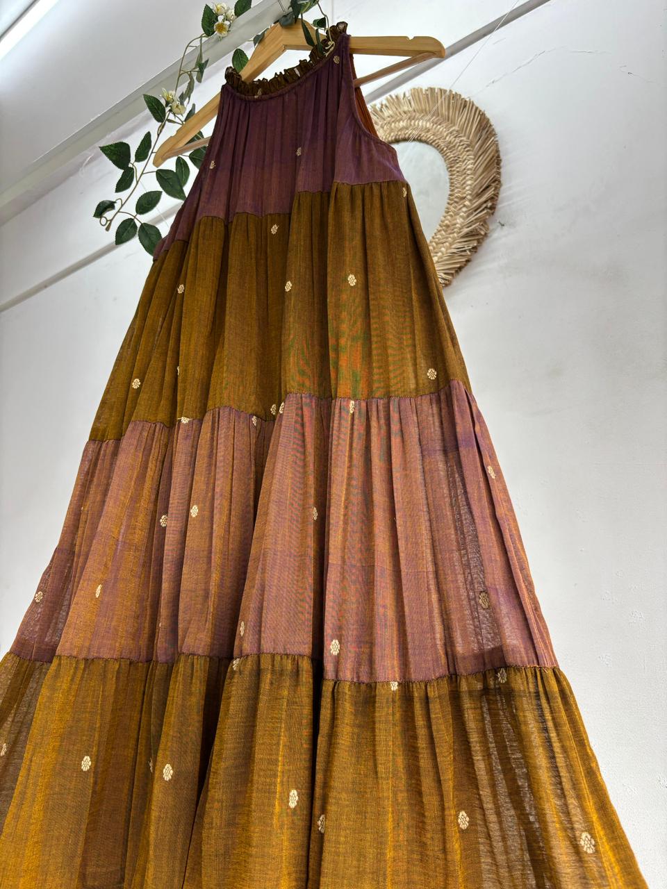 Rustic Rhythm – Narayanpet Tiered Dress