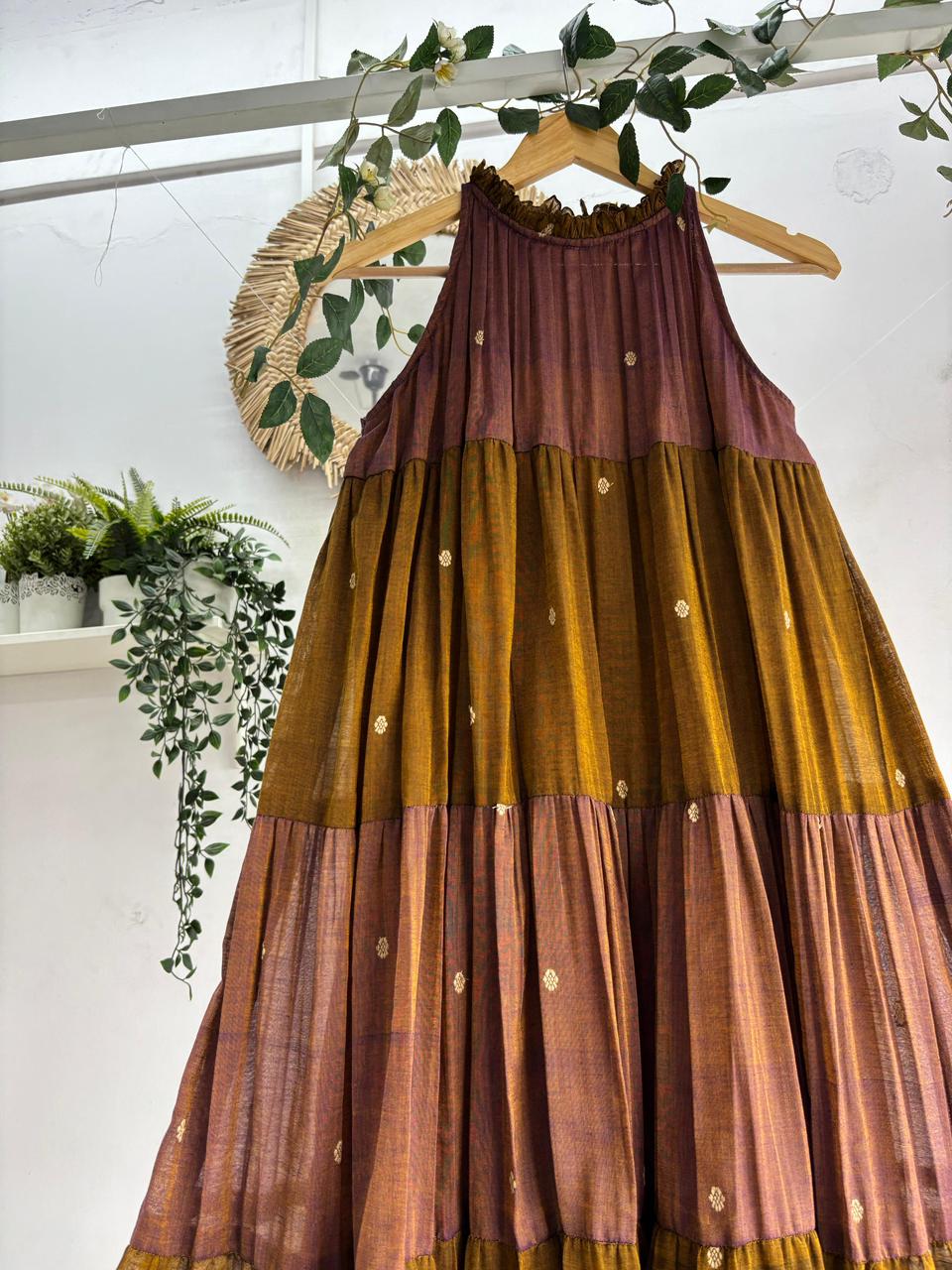 Rustic Rhythm – Narayanpet Tiered Dress