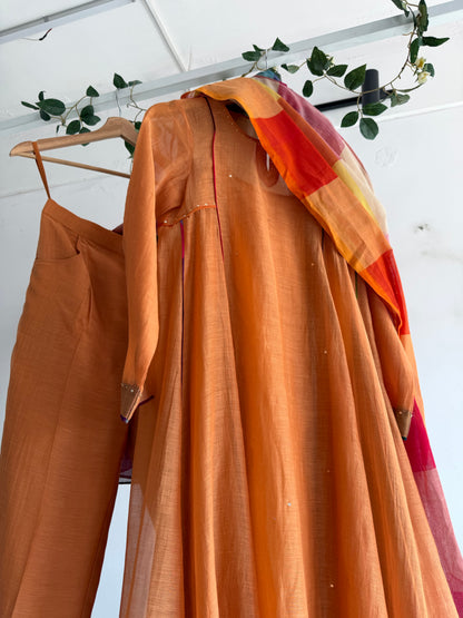 Vanya Rust Kurta Set