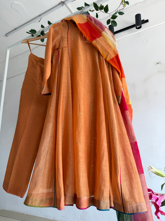 Vanya Rust Kurta Set