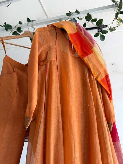 Vanya Rust Kurta Set