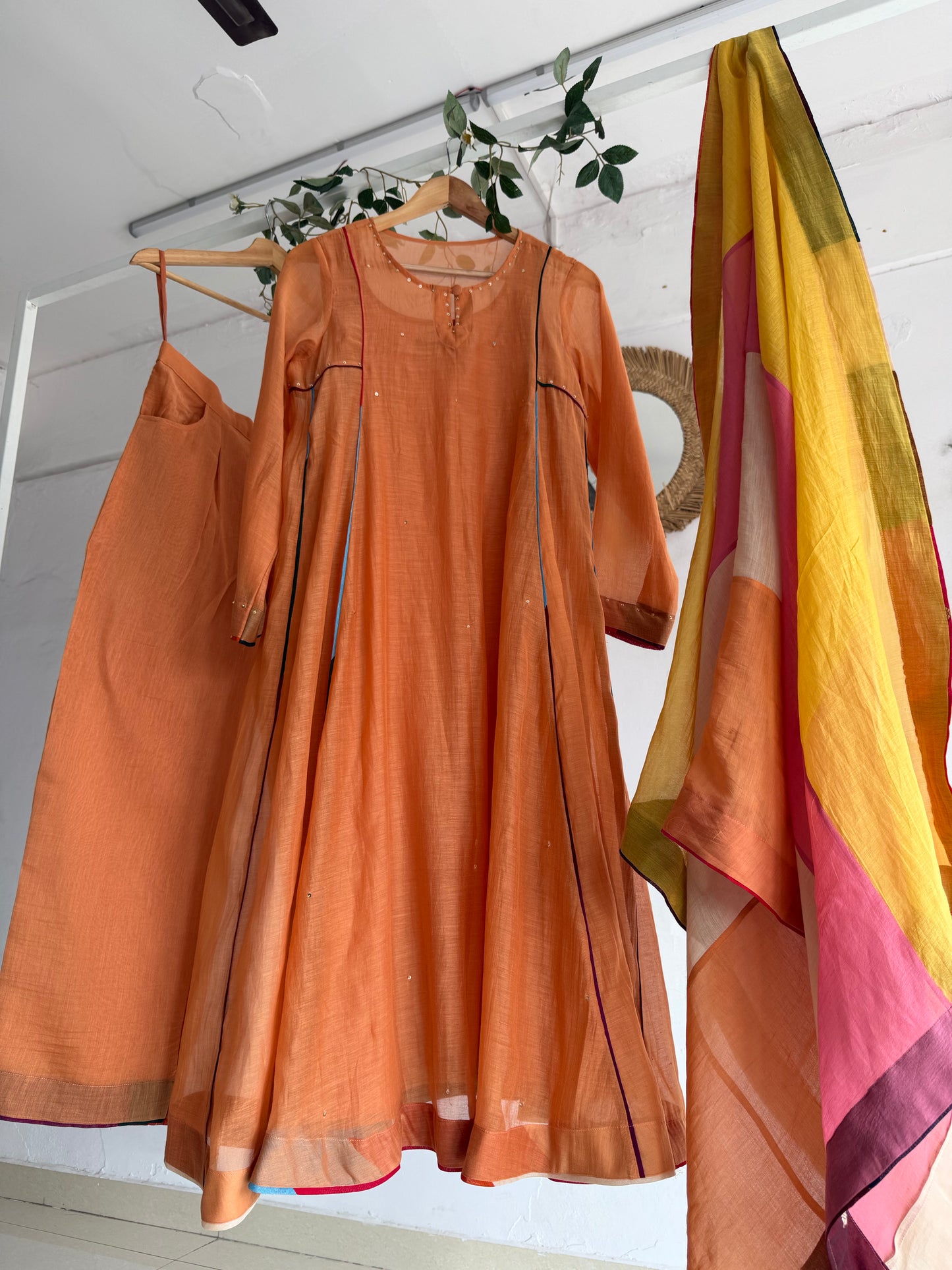 Warm Rust Kurta Set