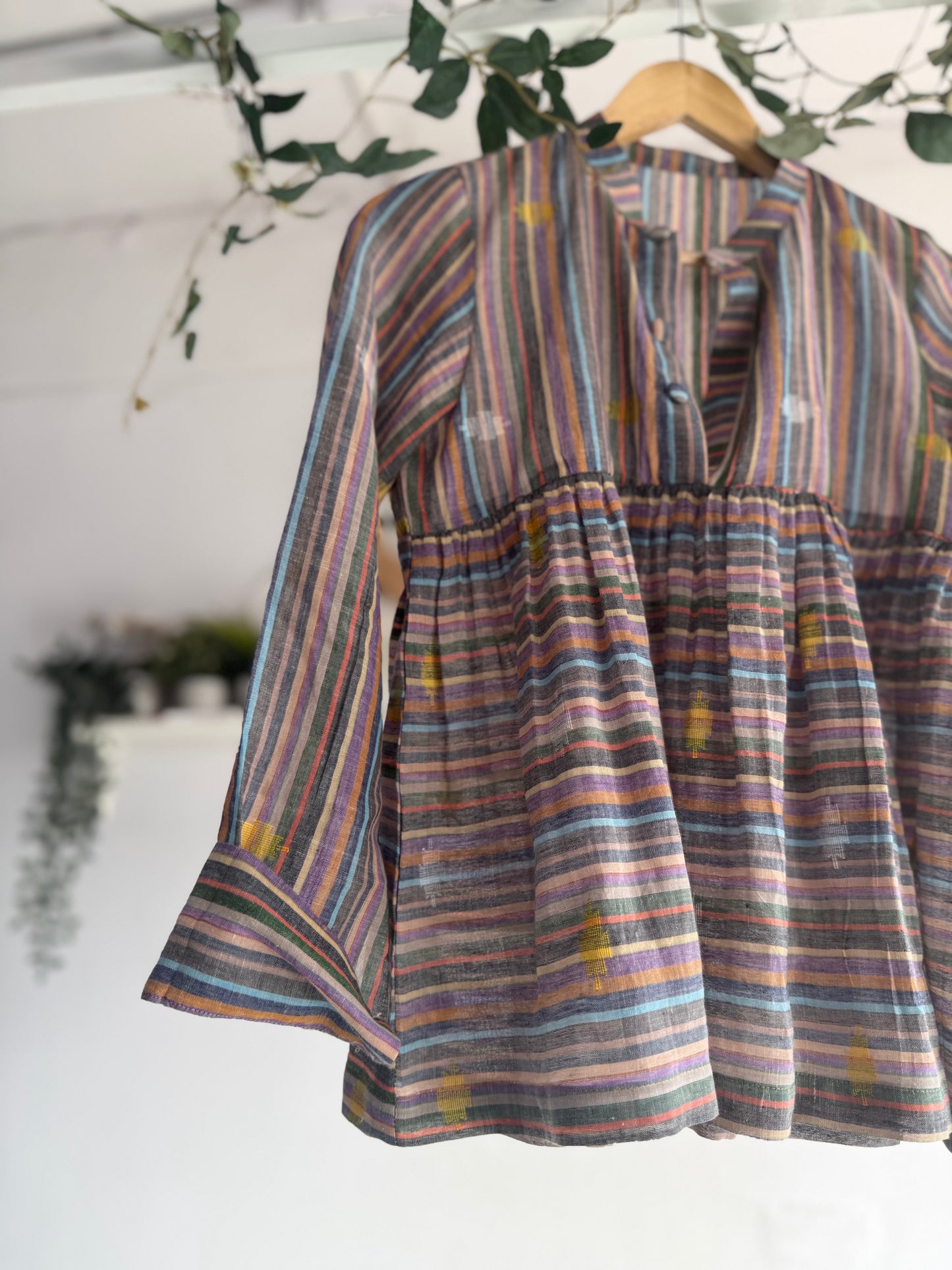 Rangrez Jamdani Cotton Top