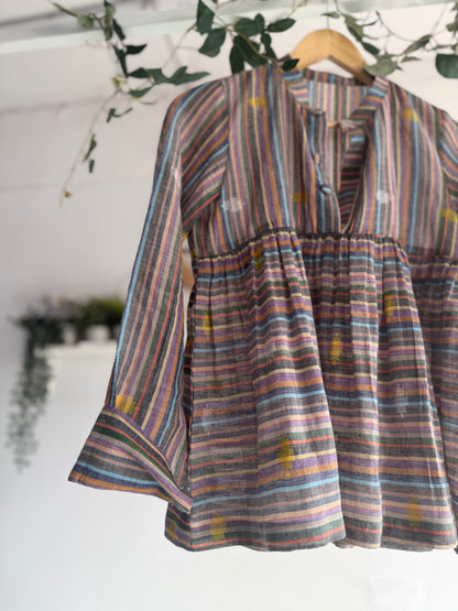 Rangrez Jamdani Cotton Top