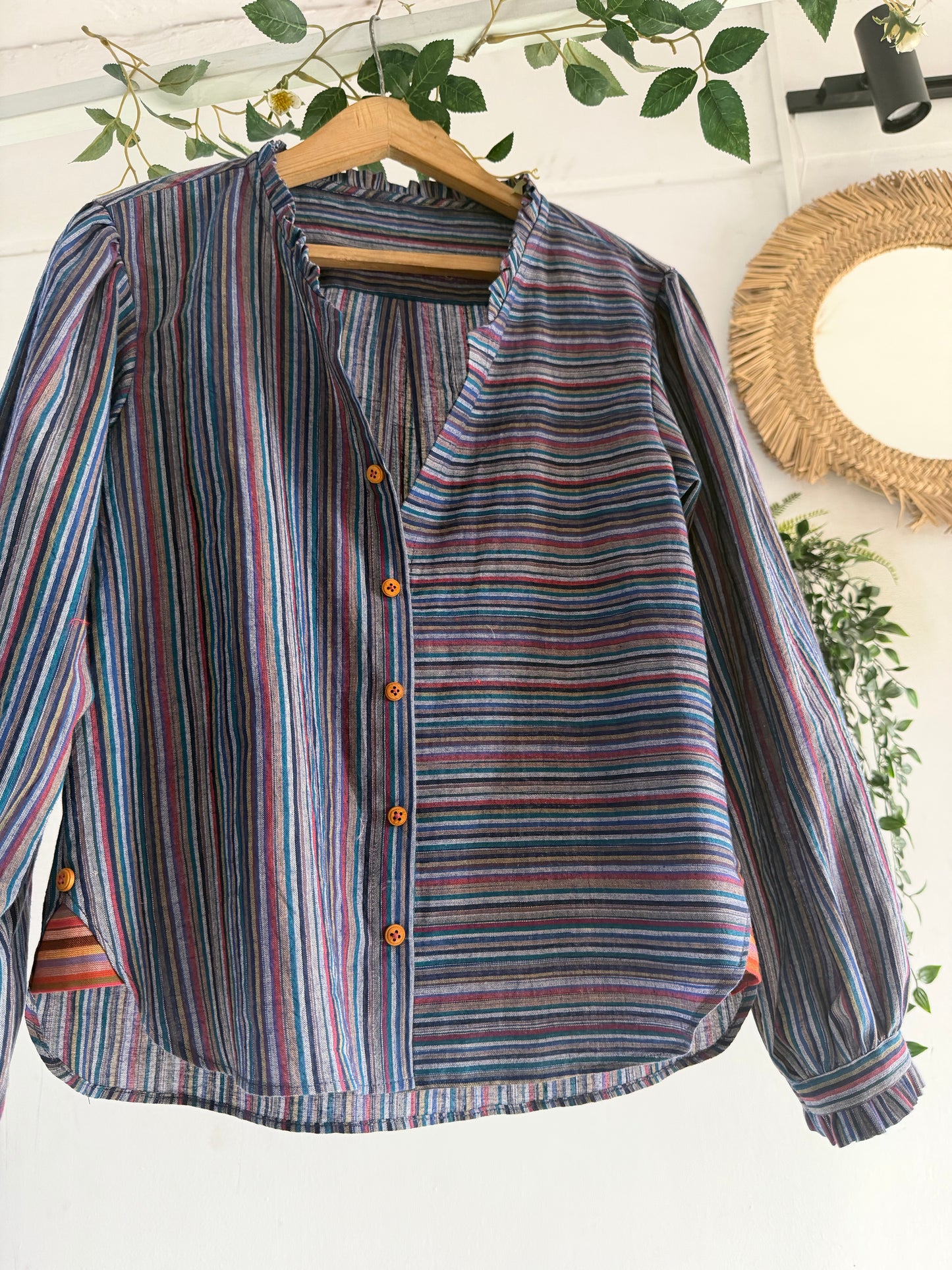 Breeze Stripe Khadi Shirt