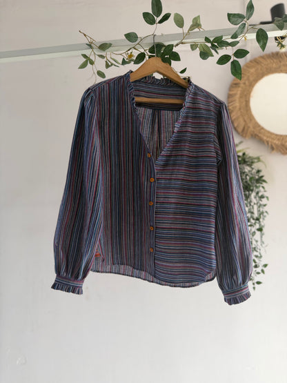 Breeze Stripe Khadi Shirt