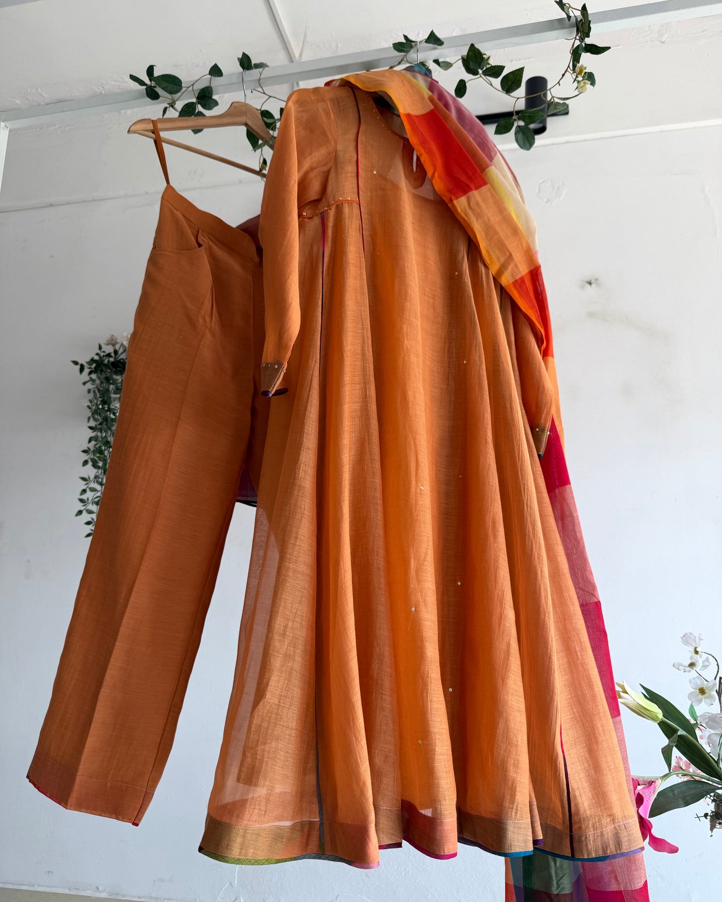 Vanya Rust Kurta Set
