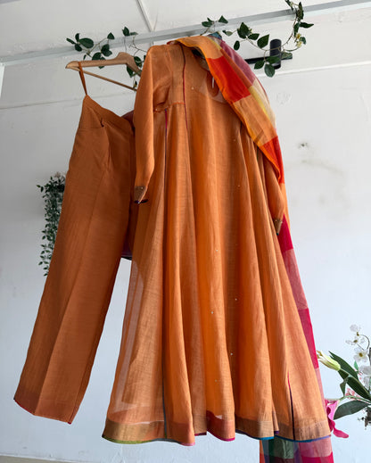 Vanya Rust Kurta Set