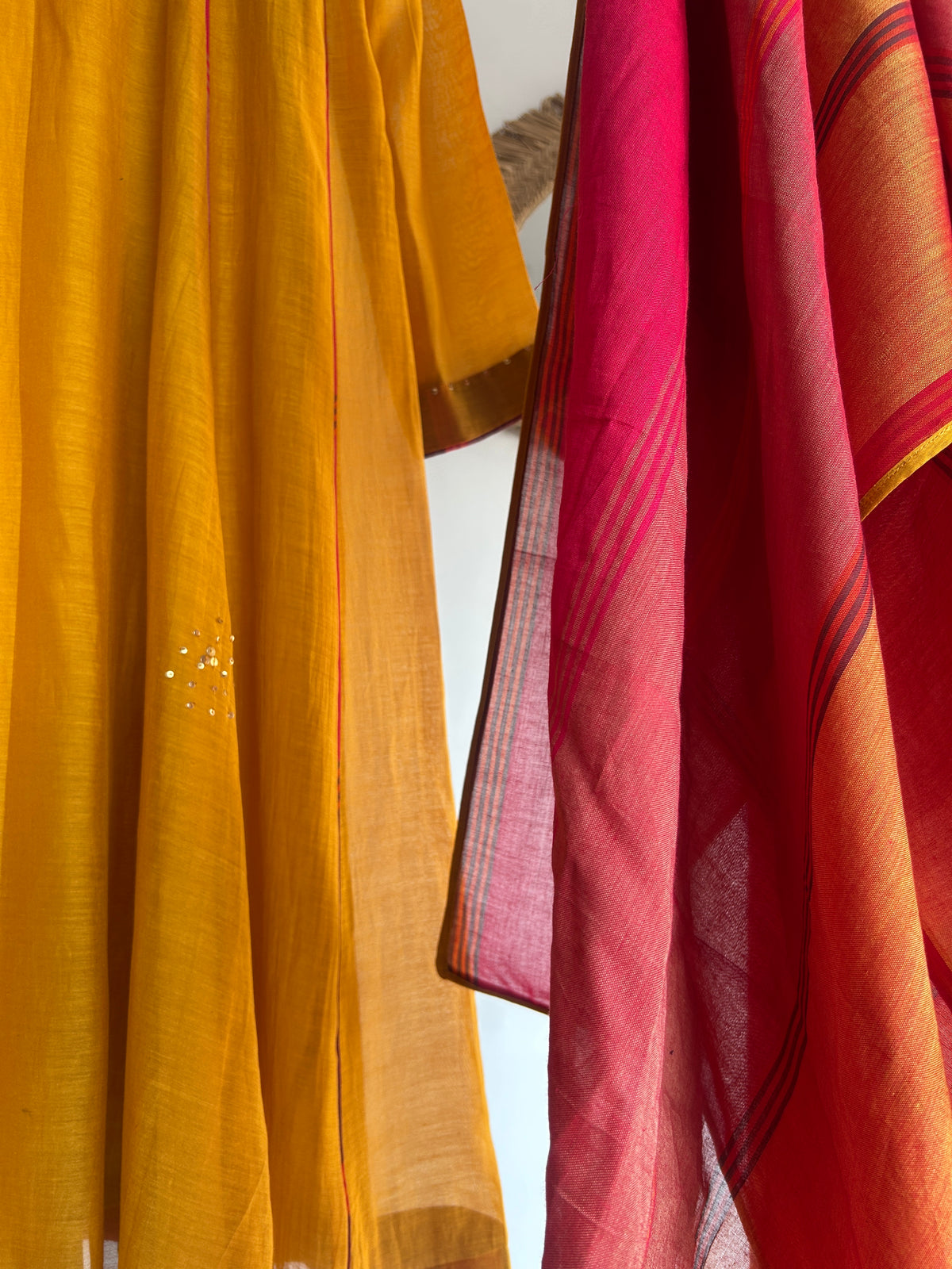 Suvarna Raaga — Chanderi Narayanpet Kurta Set