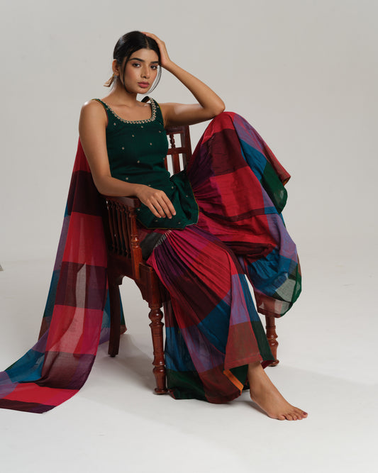 Loom Light – Narayanpet Sharara Set with Dupatta