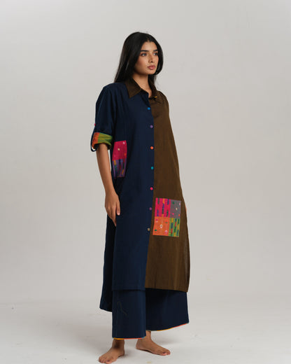 Mosaic Melody – Ikat Kurta Set