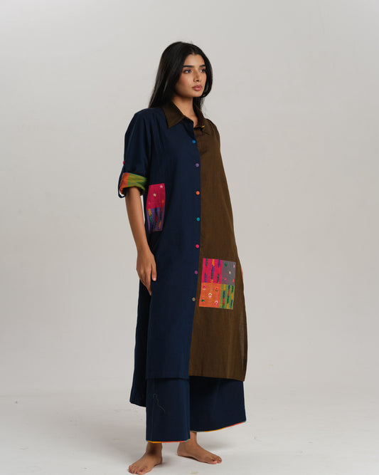 Mosaic Melody – Ikat Kurta Set