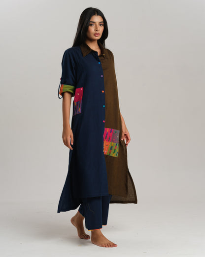 Mosaic Melody – Ikat Kurta Set