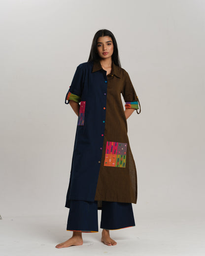 Mosaic Melody – Ikat Kurta Set
