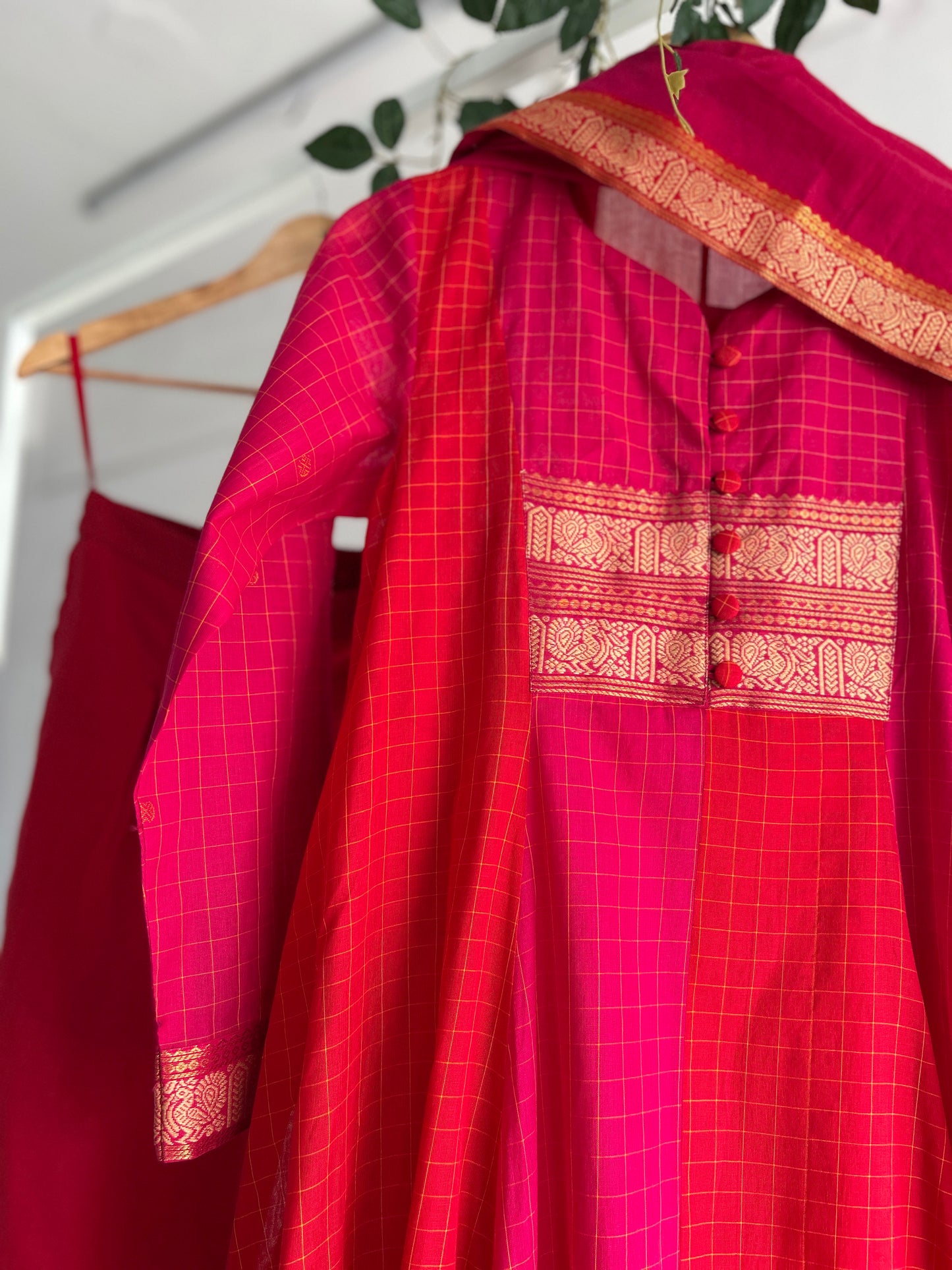 The Chettinad Celebration – Handwoven Kurta Set