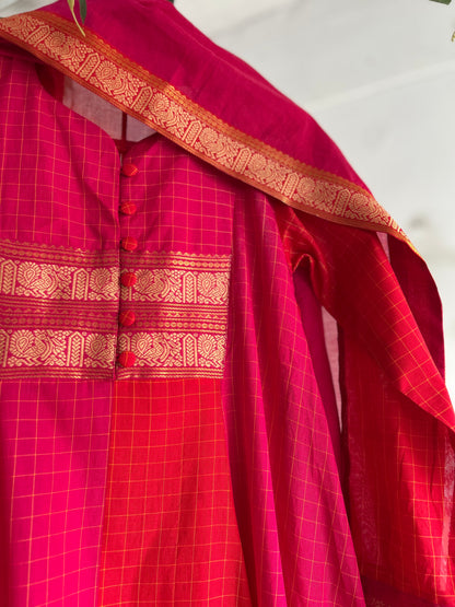 The Chettinad Celebration – Handwoven Kurta Set