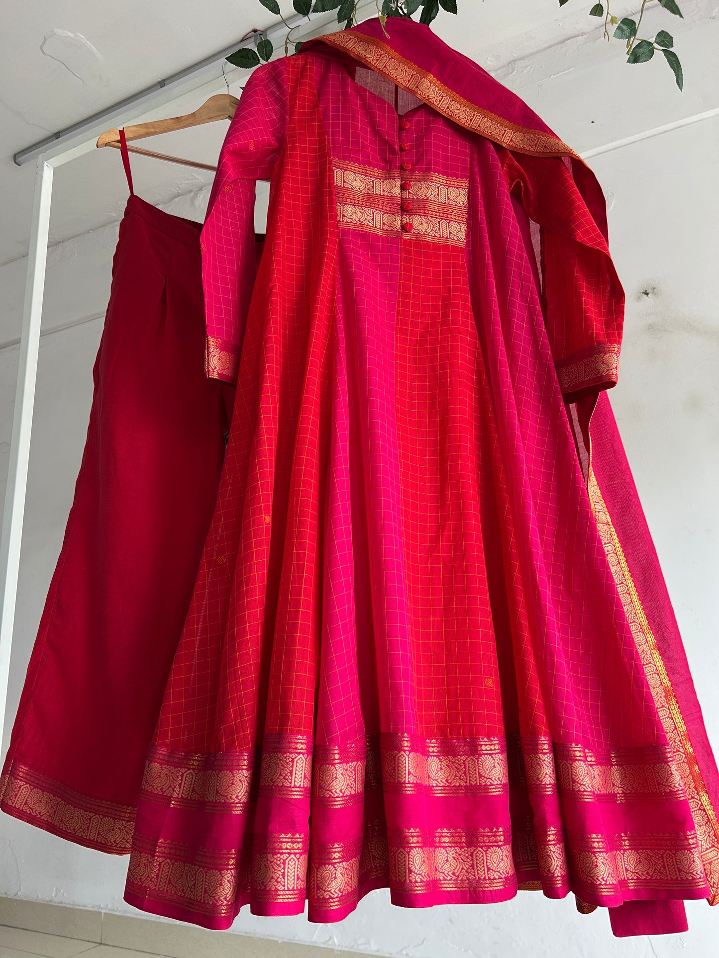 The Chettinad Celebration – Handwoven Kurta Set