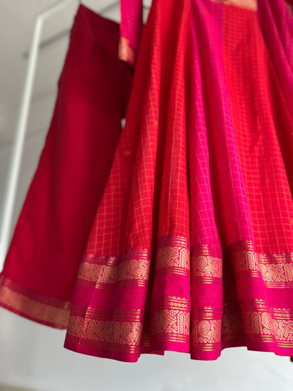 The Chettinad Celebration – Handwoven Kurta Set