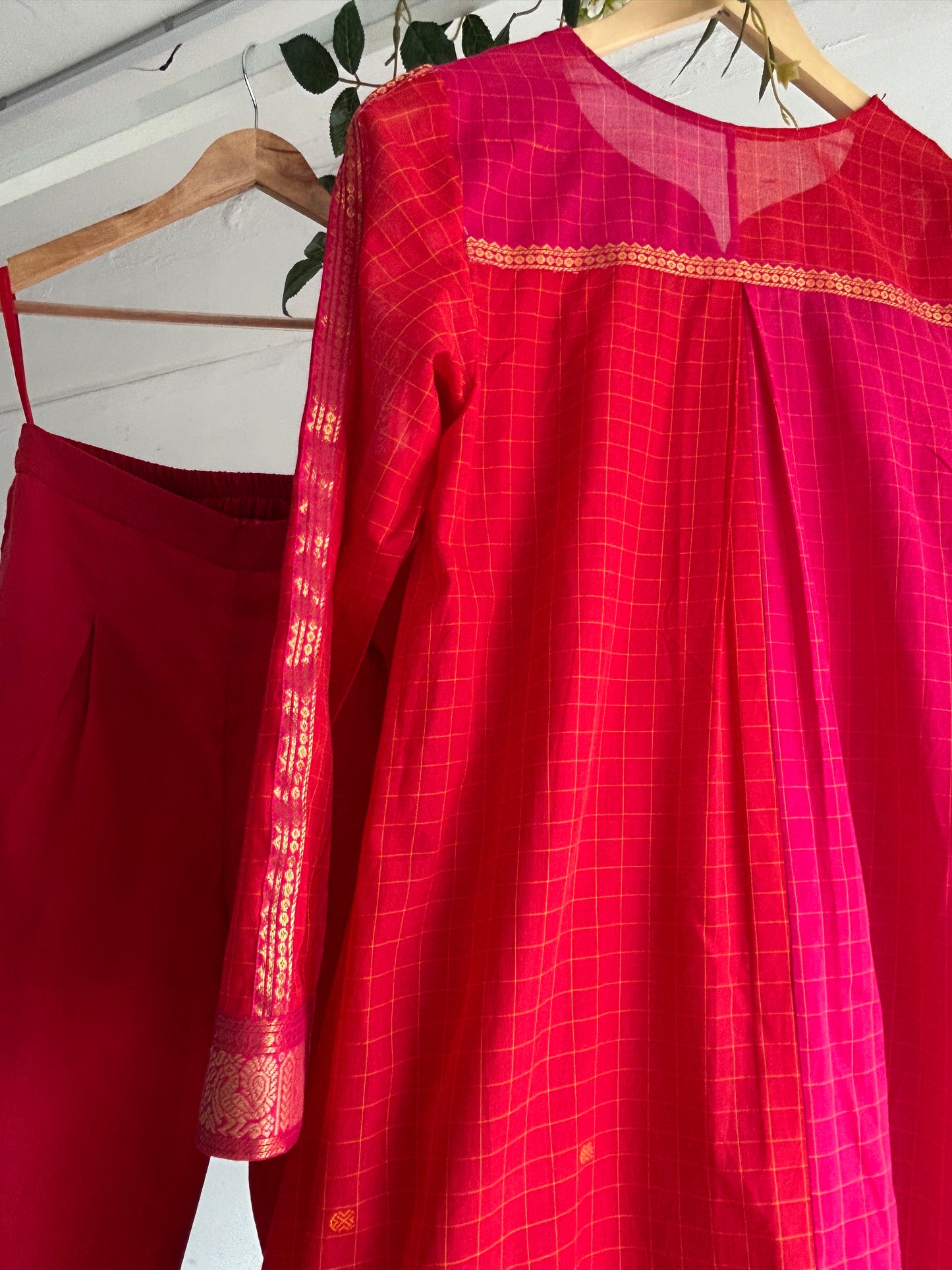 The Chettinad Celebration – Handwoven Kurta Set