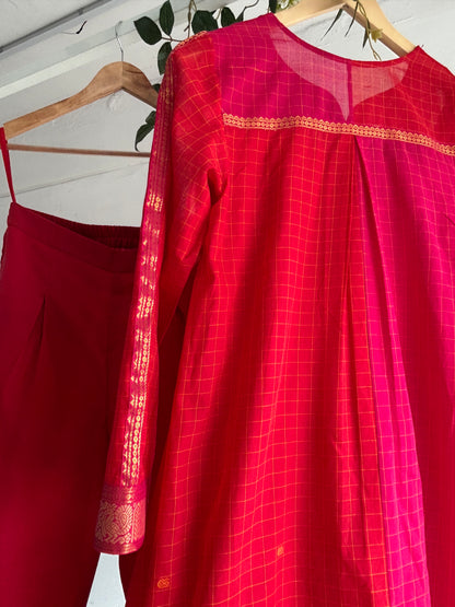 The Chettinad Celebration – Handwoven Kurta Set