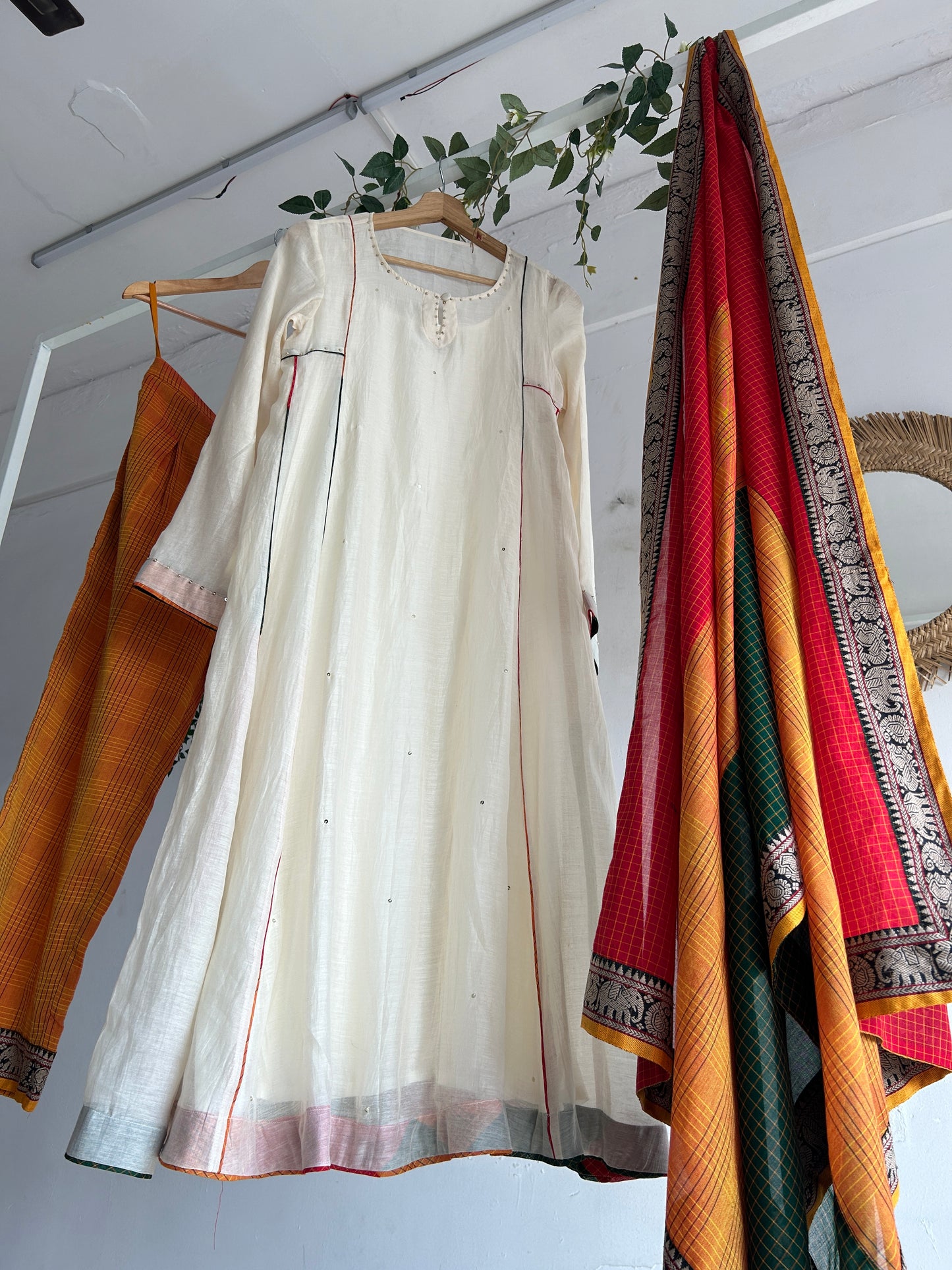 The Winter Garden – Handwoven Kurta Set