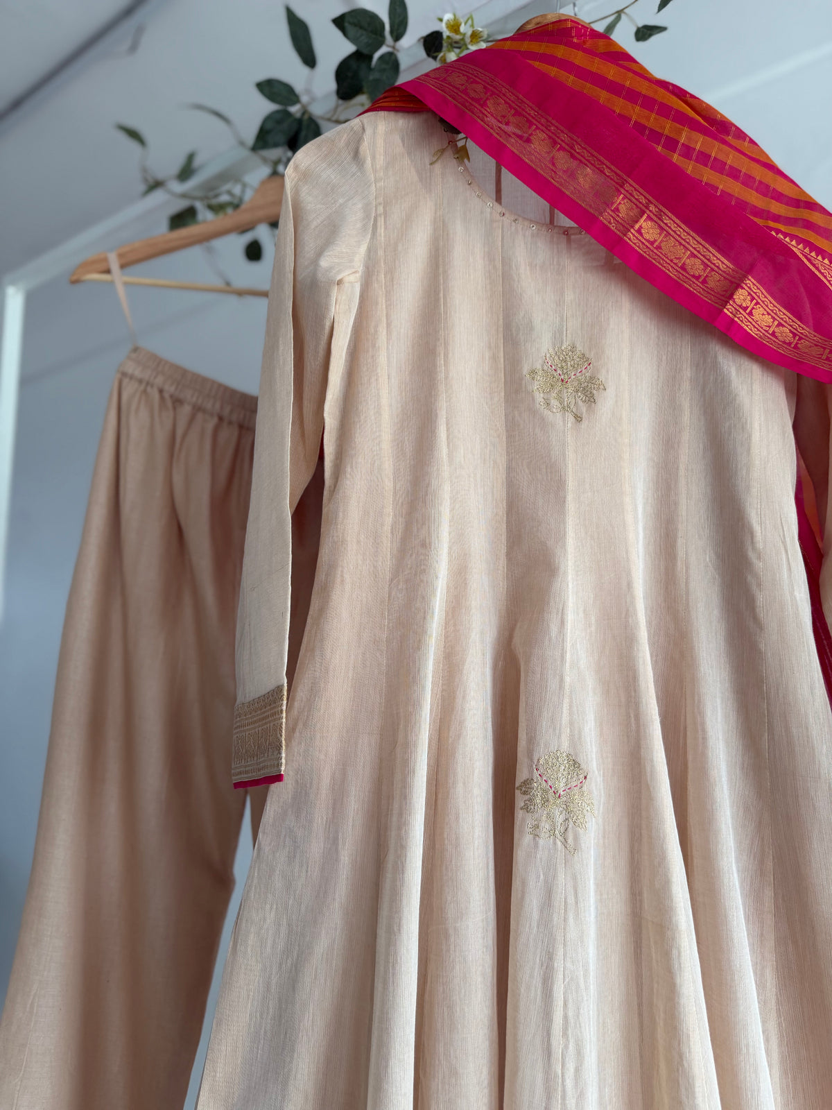 The Golden Chapter — Handwoven Kurta Set