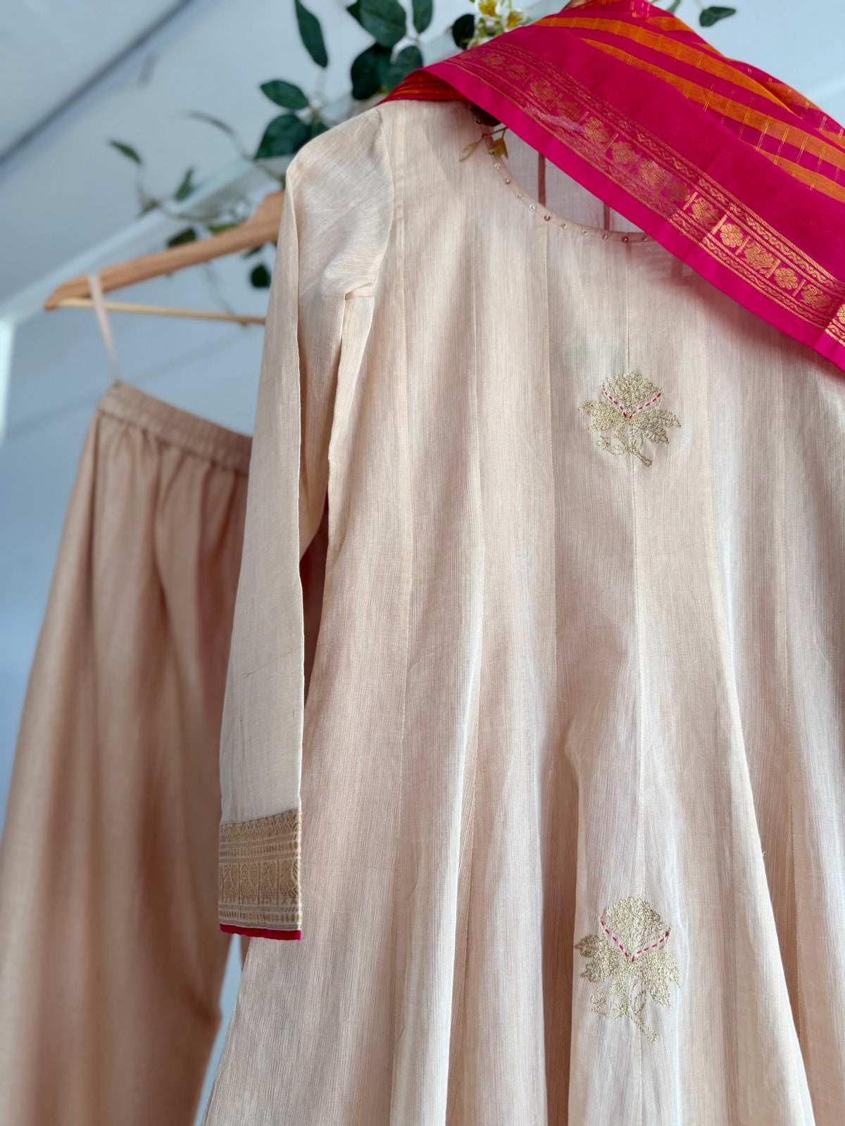 The Golden Chapter — Handwoven Kurta Set