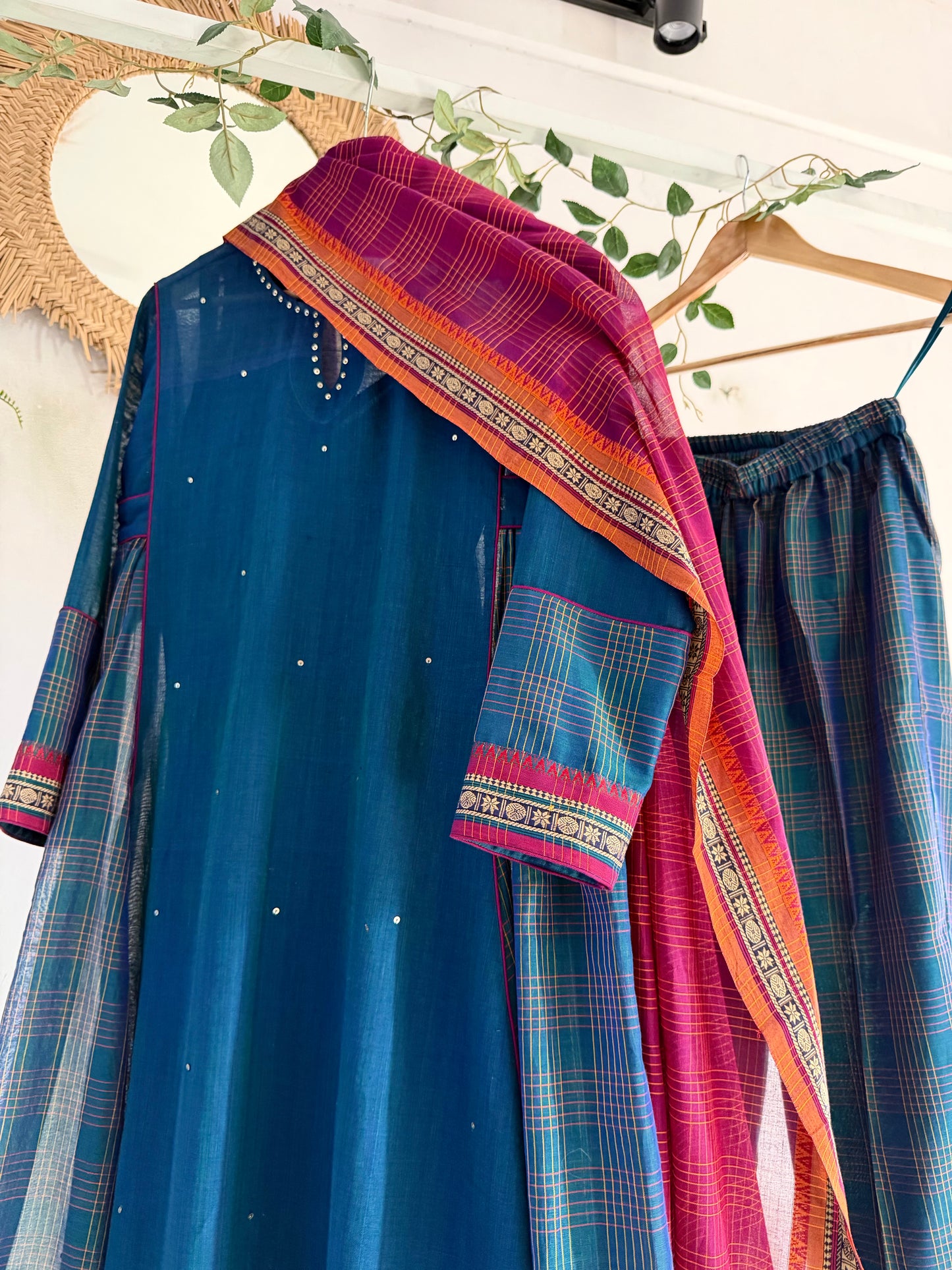 Neel Rekha – Handloom Kurta Set