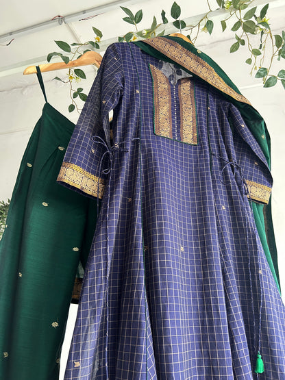 The Royal Confluence — Handwoven Kurta Set
