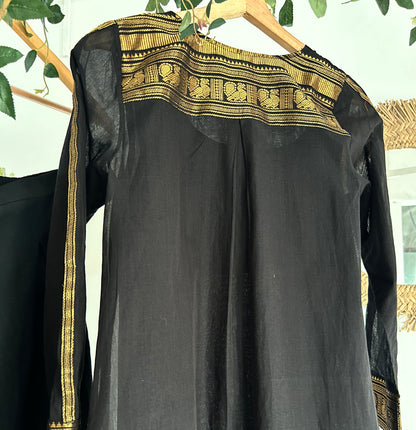 The Golden Eclipse — Chettinad Cotton Kurta Set