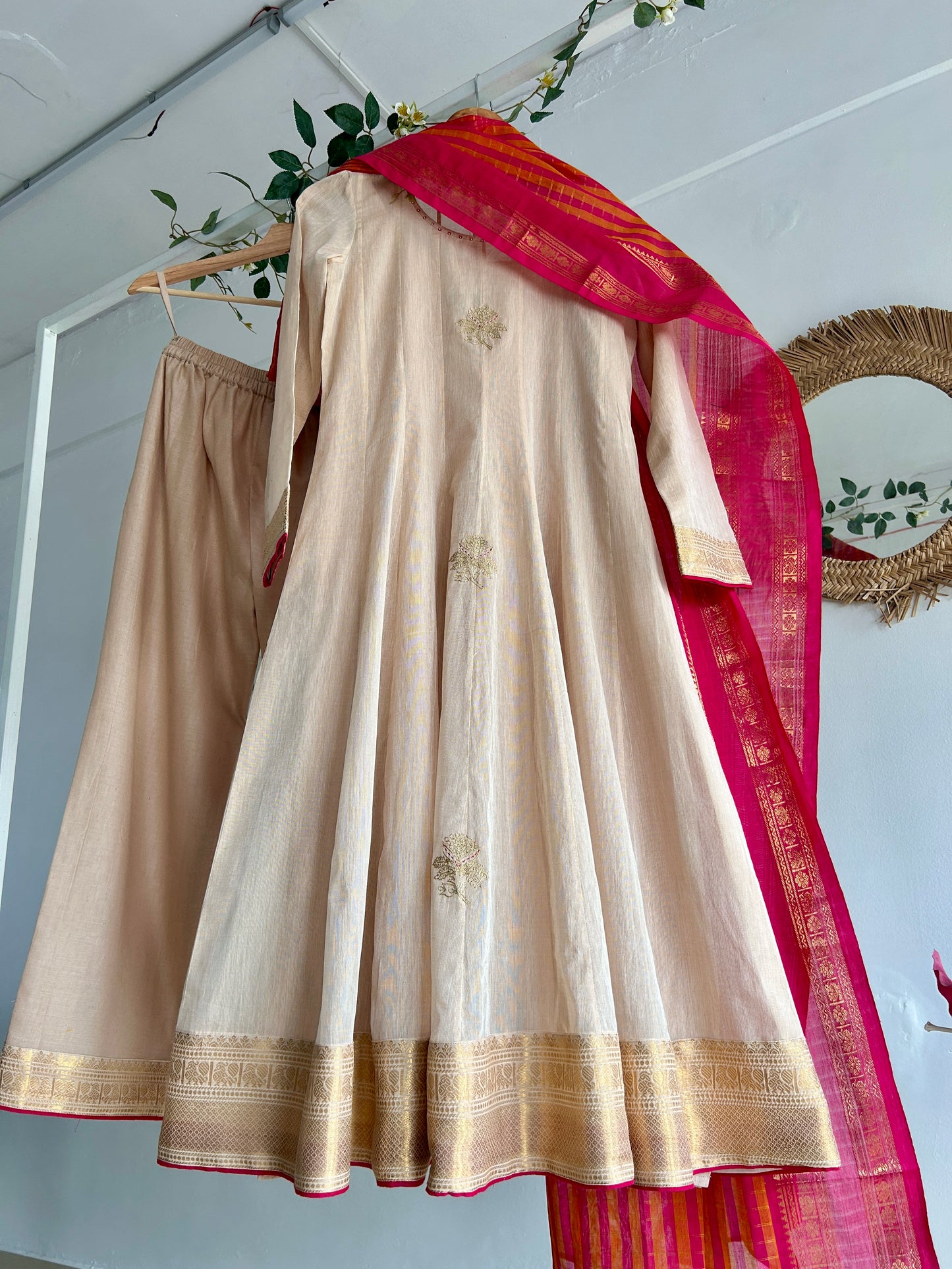 The Golden Chapter — Handwoven Kurta Set