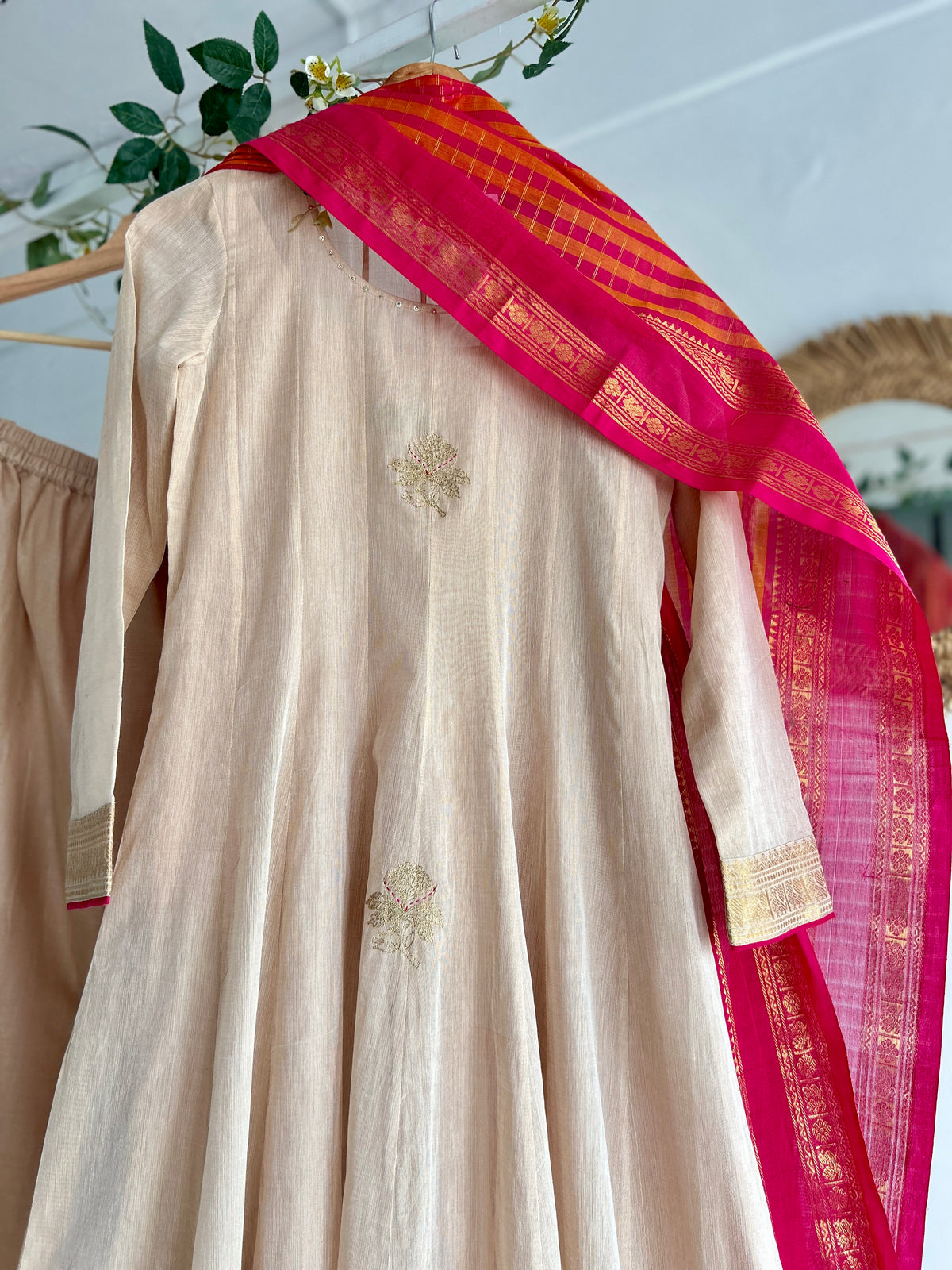 The Golden Chapter — Handwoven Kurta Set