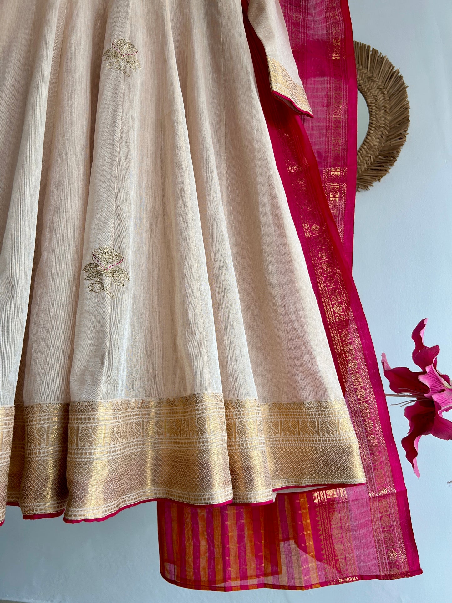 The Golden Chapter — Handwoven Kurta Set
