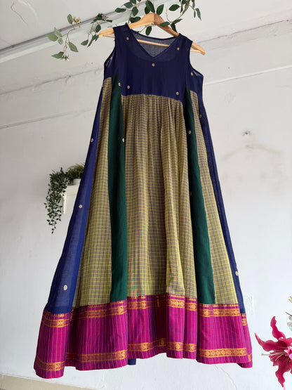 Royal Garden – Handwoven Narayanpet Dress