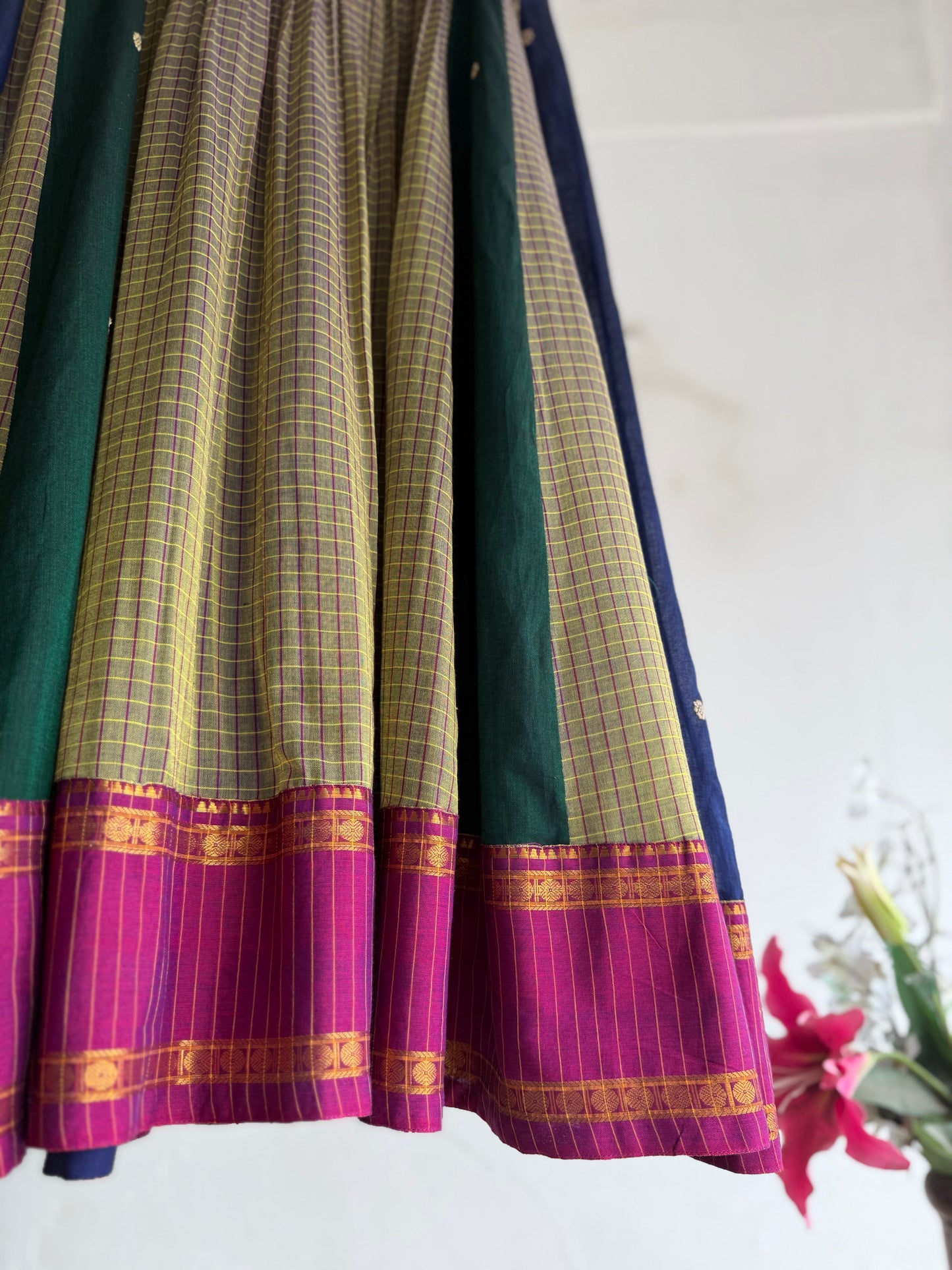 Royal Garden – Handwoven Narayanpet Dress