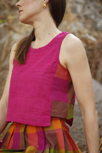 Studio Palette – Handwoven Skirt Set