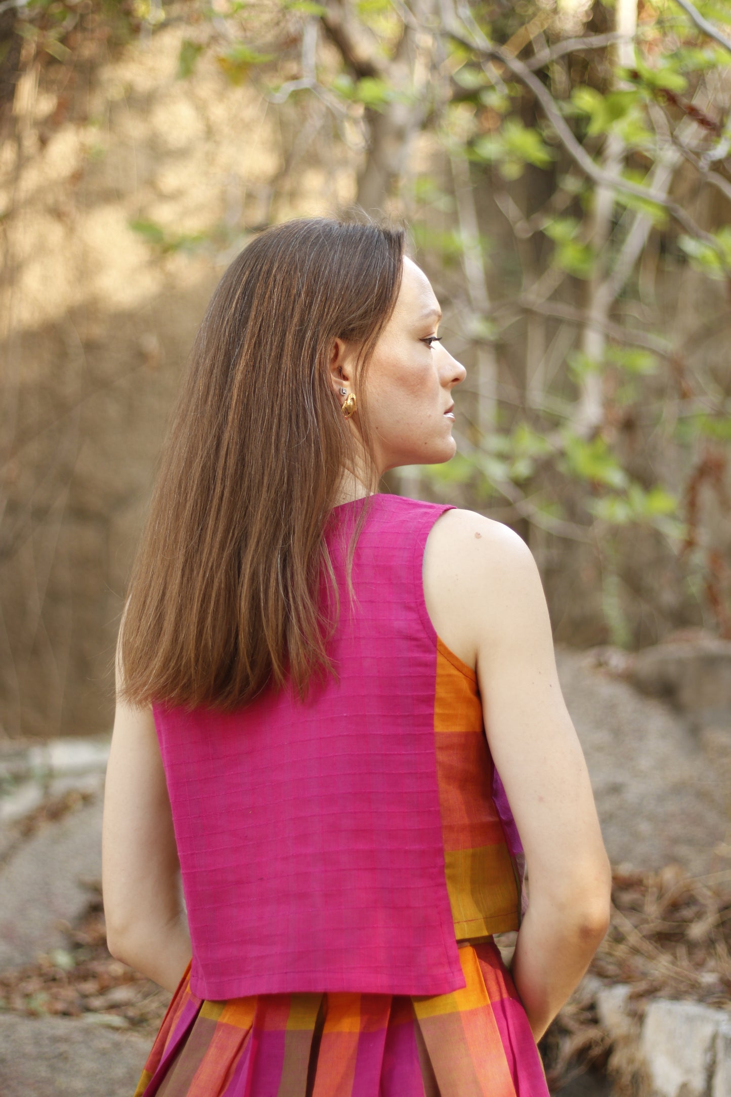 Studio Palette – Handwoven Skirt Set