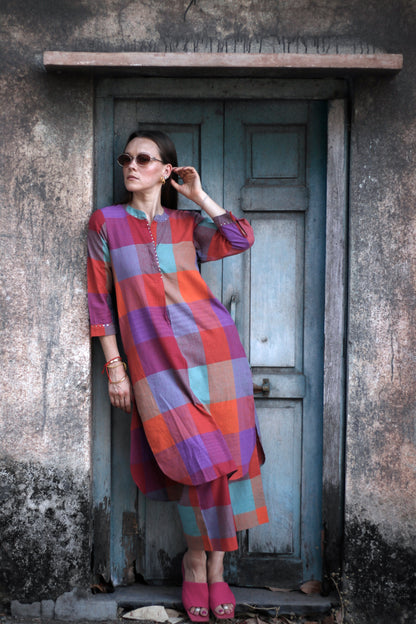 The Blockbuster Checks – Khadi Kurta Set