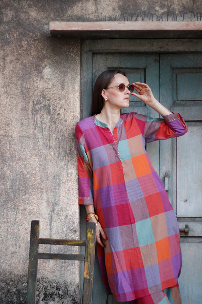 The Blockbuster Checks – Khadi Kurta Set