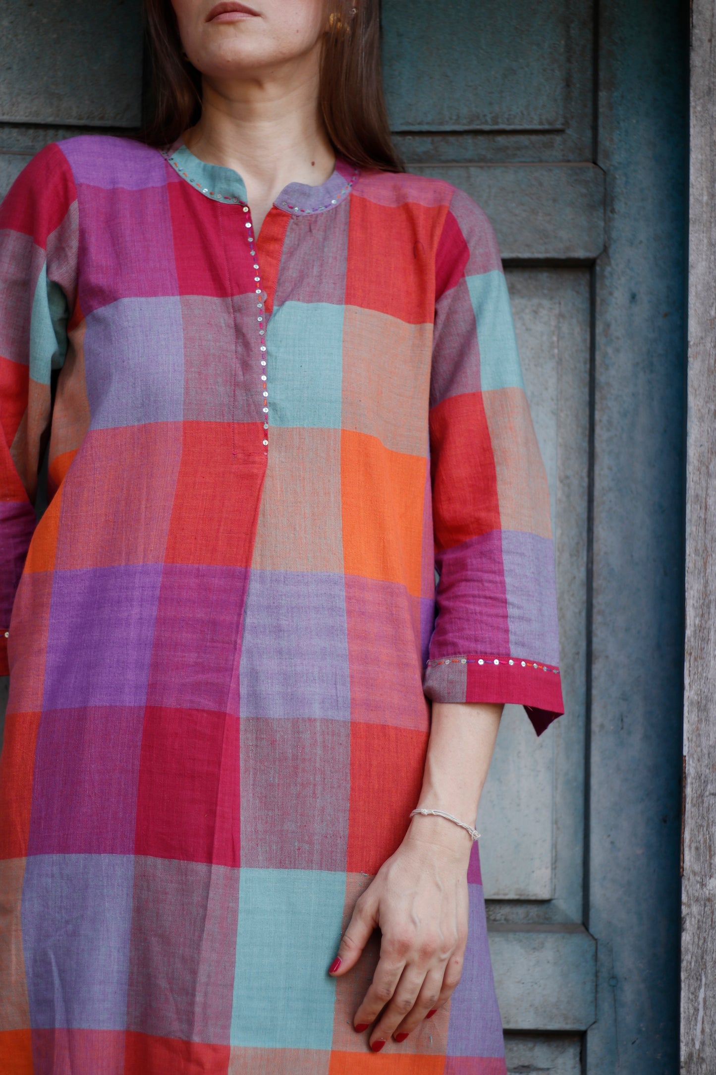 The Blockbuster Checks – Khadi Kurta Set