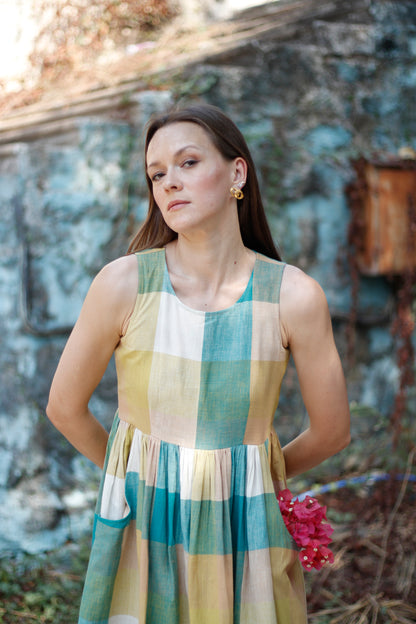Soft Hours – Handwoven khadi Dress